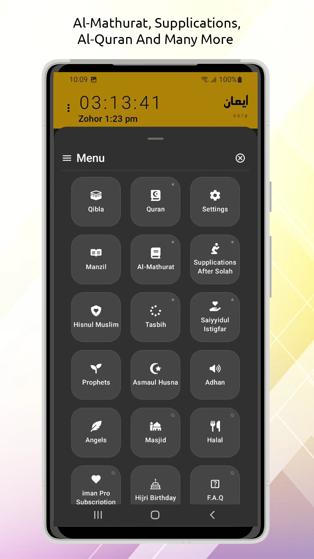iman Pro – Waktu Solat & Azan screenshot