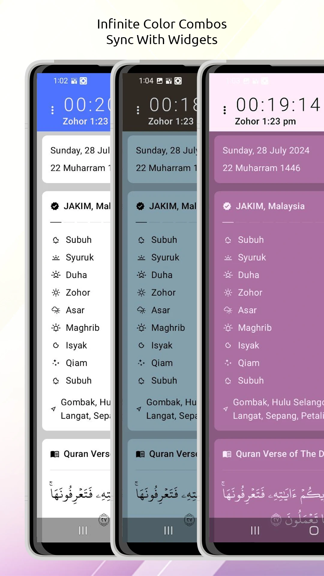 iman Pro – Waktu Solat & Azan screenshot